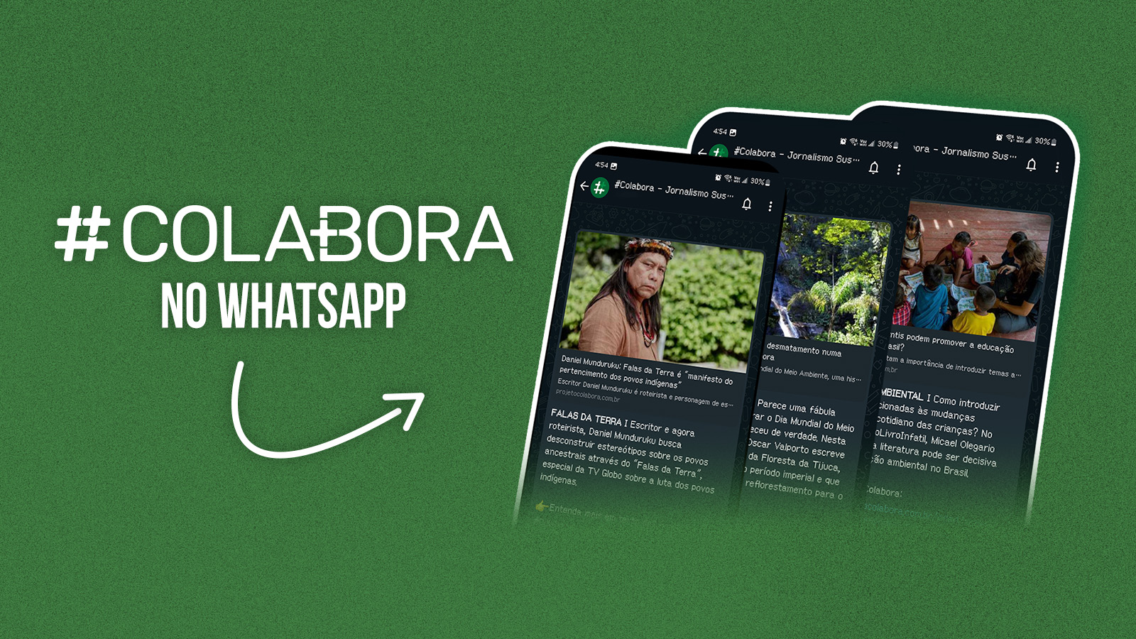 Receba as notícias do #Colabora no seu WhatsApp; saiba mais