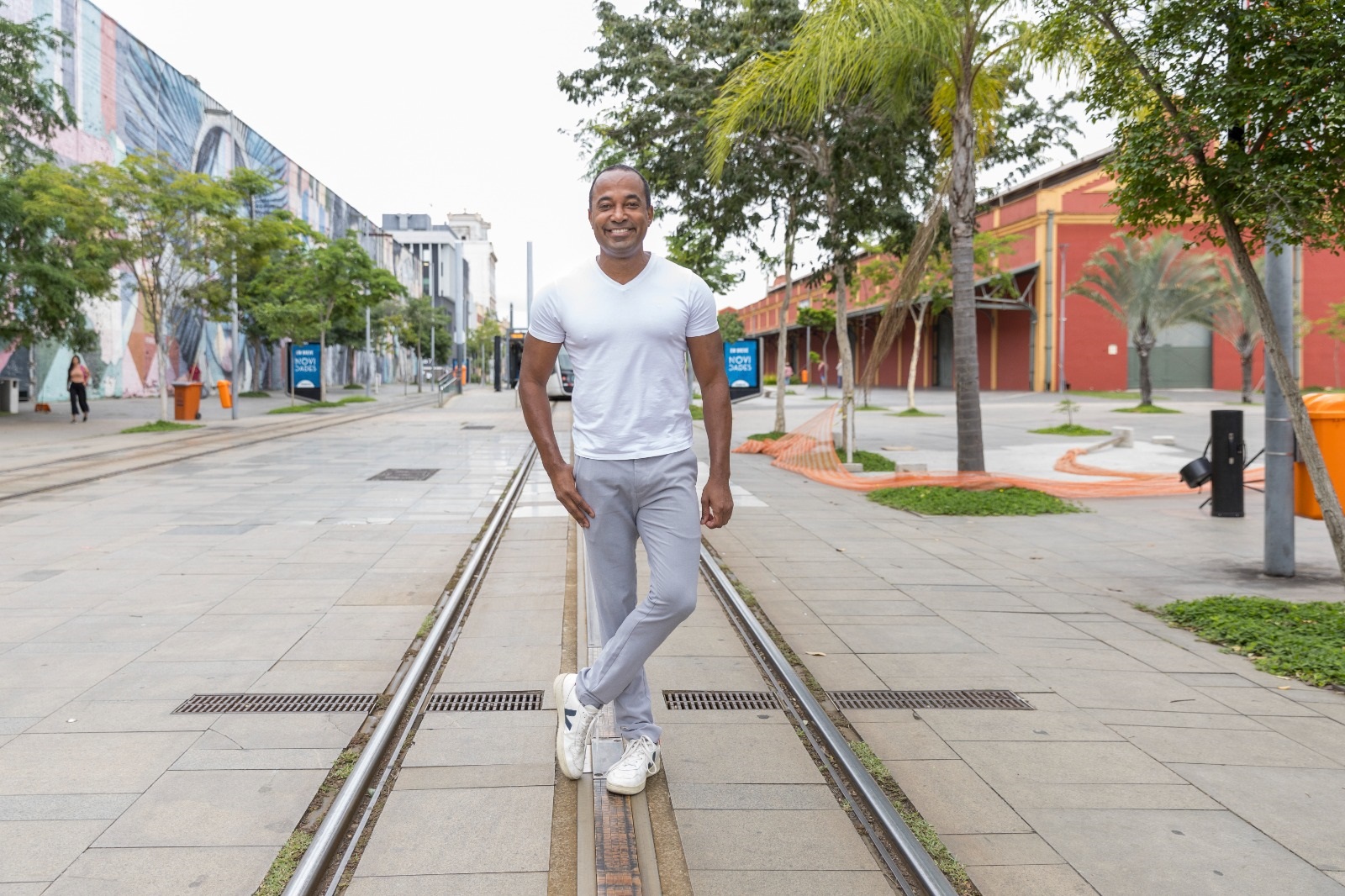 Alexandre Henderson: “Nosso país tem, sim, uma dívida histórica com o povo preto". Foto Léo Rosário/TV Globo