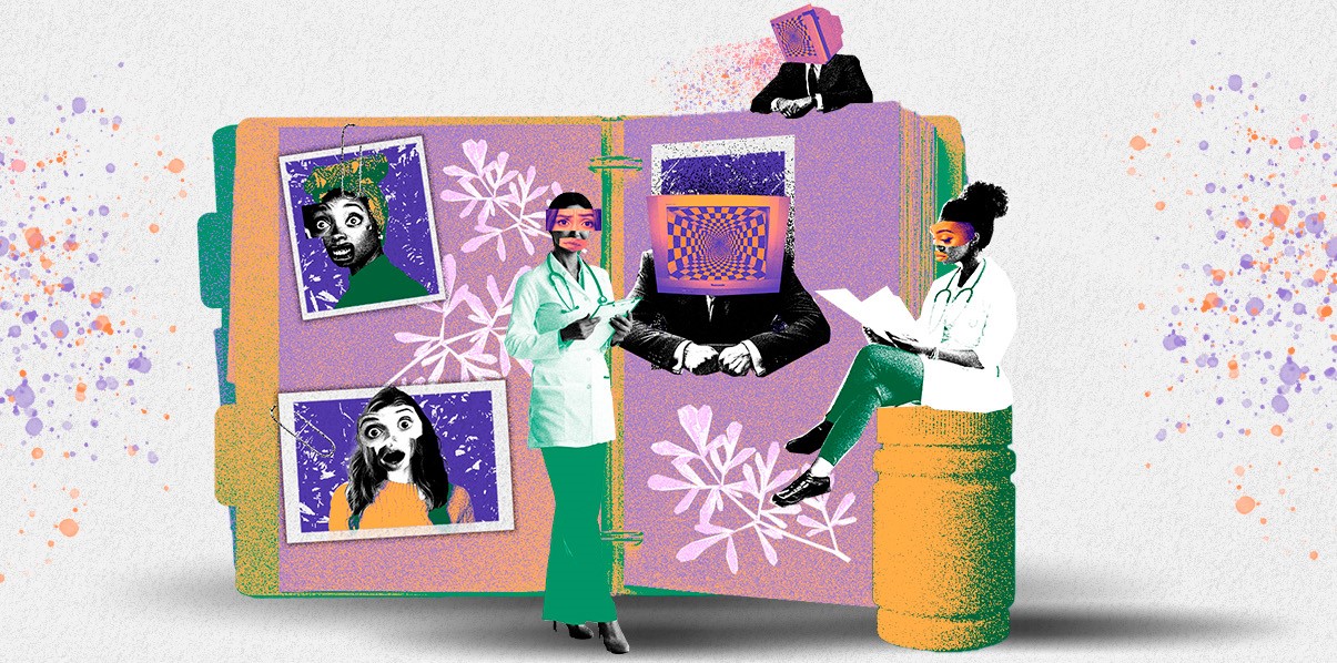 Conselhos de medicina atuam no lobby antiaborto (Arte: AzMina)