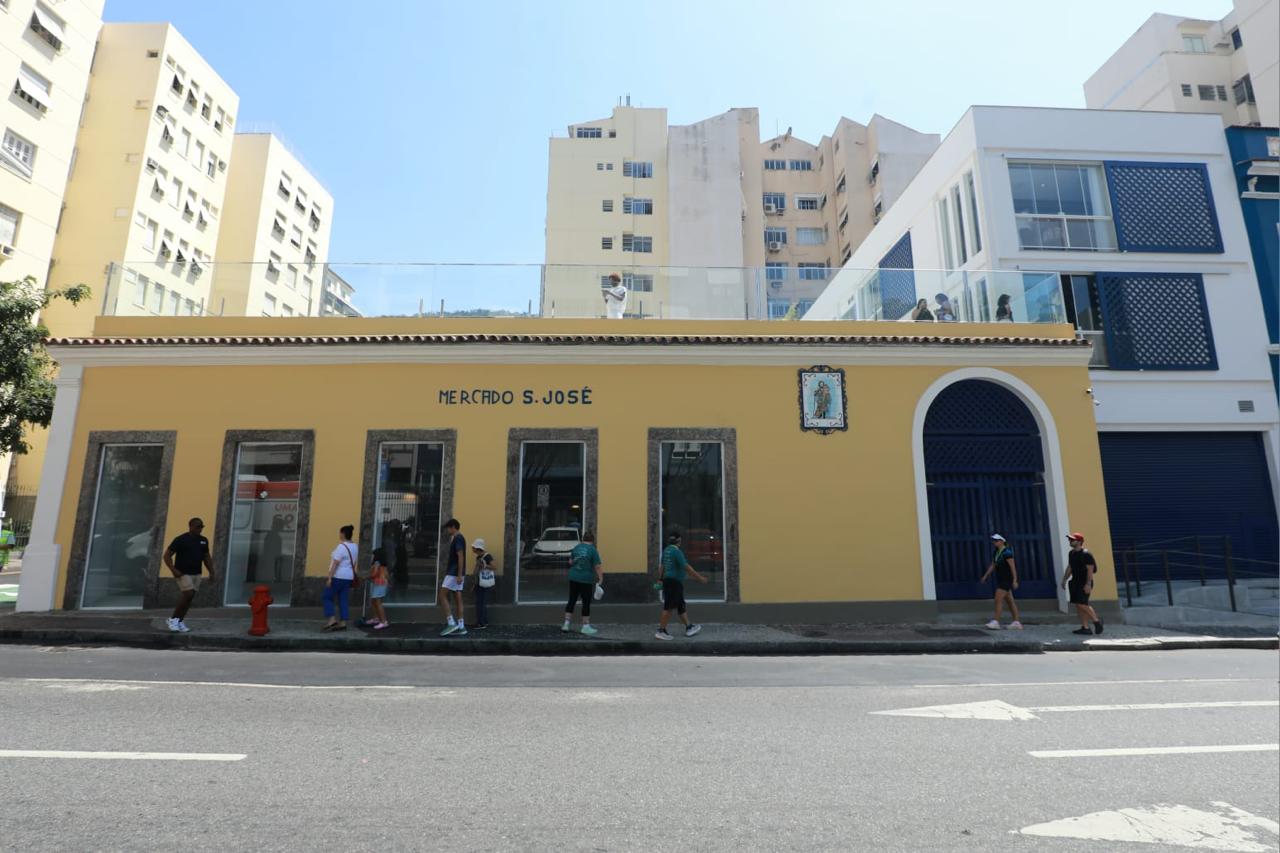 O novo Mercadinho São José: Inauguração de novo centro gastronômico provoca temor de trânsito ainda mais caótico em Laranjeiras (Foto: Marcos de Paula / Prefeitura do Rio)