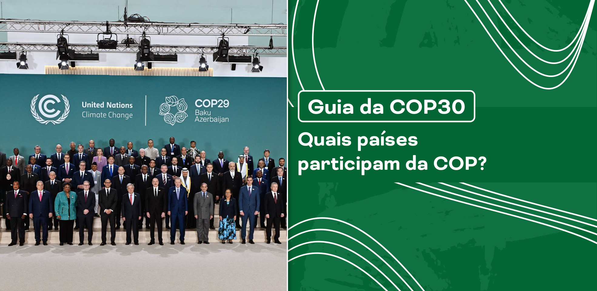 Quais países participam da COP30?