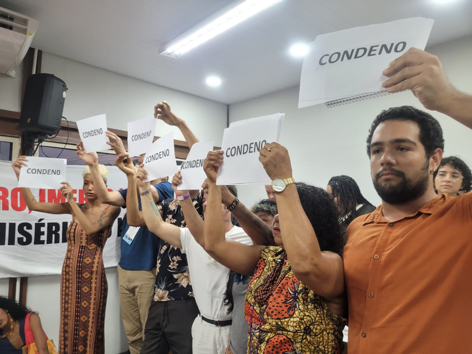Em tribunal popular, jurado condenado por unanimidade mineradoras que atuam no Pará. (Foto: Liana Melo)