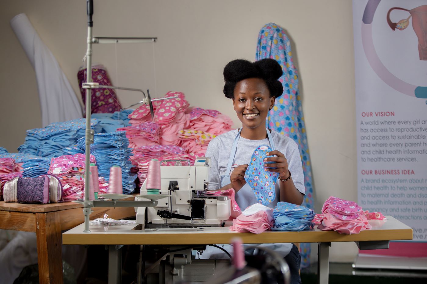 Blandine: narrativas reescritas para unir menstruação e informação em Ruanda